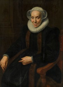 Portrait de Maria van Utrecht (c. 1552/53-1629)