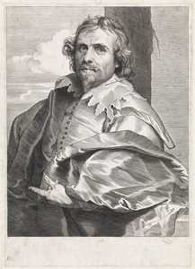 Portrait du peintre Daniël Mijtens (I) - Paulus Pontius