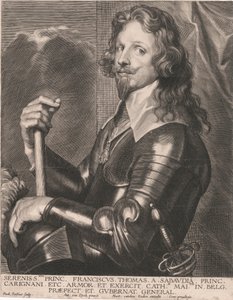 Serenissmus Princ. Franciscus Thomas a Sabaudia, Princ. Carignani, etc. Armor et Exercit, - Paulus Pontius