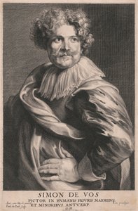 Simon de Vos, peintre en figures humaines majeures et mineures, Anvers
