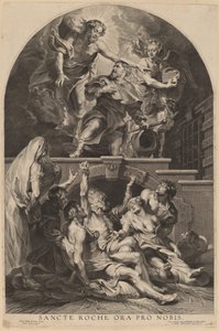 Jésus-Christ apparaissant à Saint Roch