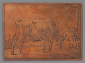 Vache broutant - Paulus Potter