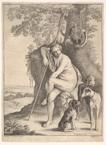 Figure assise de Diane la chasseresse