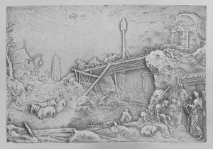 Paysage fluvial - Paulus Willemsz. van Vianen