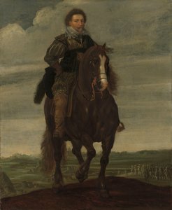 Prince Frederik Hendrik à cheval