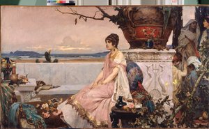 Femme romaine au puits - Pavel Alexandrovich Svedomsky