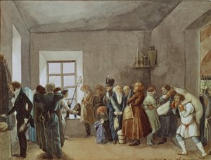Salle de Réception du Commissaire de Police la veille d