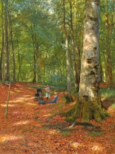 P.Mönsted, Dans la clairière - Peder Monsted