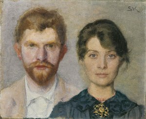 Double portrait de Marie et Peder Severin Krøyer, 1890