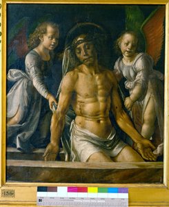 Christ dans le tombeau entre deux anges, vers 1480