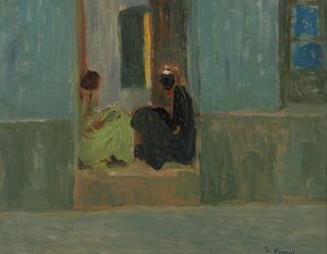 Noires à la porte ou Noires dans le vestibule