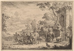 Chasseurs au repos - Peeter Bout