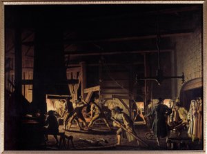 Une forge au XVIIIe siècle