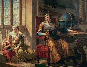 Découverte de la réfraction de la lumière par Isaac Newton (1642-1727) - Pelagio Palagi