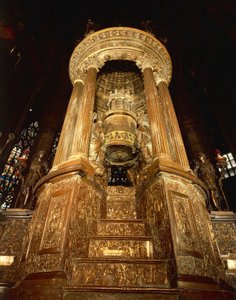 Italie, Lombardie, Milan, intérieur de la cathédrale, ciborium par Pellegrino Tibaldi