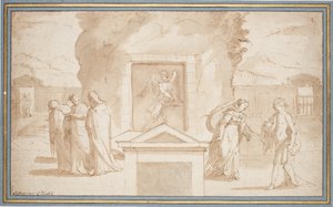 Les femmes au tombeau du Christ et Noli me tangere