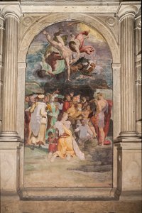 Saint Jean-Baptiste baptisant des gens, Chapelle Poggi