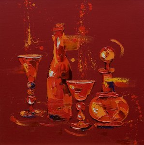 Nature morte en rouge, 2005