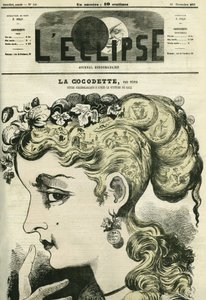 Cocodette, une étude de phrénologie du système de Gall. Couverture dans « L