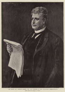 Le très honorable Edmund Barton, premier Premier ministre du Commonwealth australien