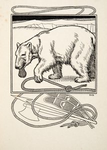 Bruin sagace, de A Hundred Anecdotes of Animals, pub. 1924 - Percy J. Billingshurst