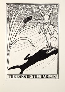Les Oreilles du Lièvre, des Fables de La Fontaine, pub. 1905 - Percy J. Billingshurst