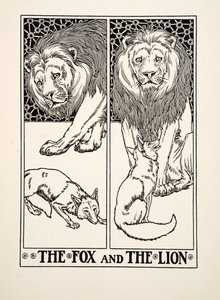Le Renard et le Lion, des Cent fables d