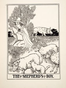 Le Garçon Berger, de Cent Fables d