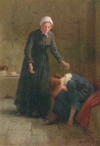 Illustration pour Adam Bede de George Eliot (lithographie couleur)