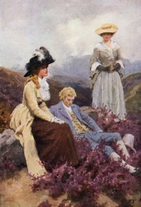Illustration pour Les Hauts de Hurlevent par Emily Brontë