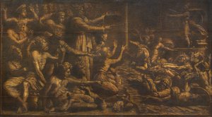 La traversée de la mer Rouge - Perino del Vaga