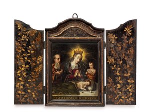 Un sanctuaire chrétien portable (Seigan) commandé par les Jésuites portugais