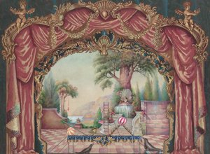 Décor pour scène de vaudeville