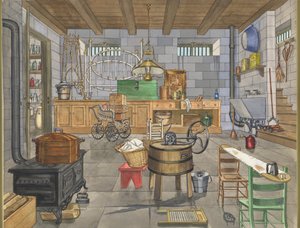 Sous-sol de maison urbaine