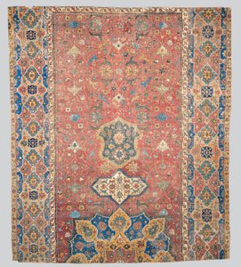 Tapis médaillon partiel de Tabriz, nord-ouest de la Perse, début du XVIe siècle - Persian School