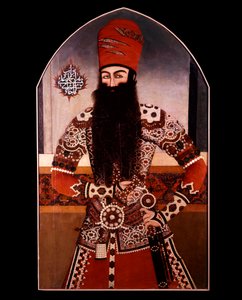 Art persan : Portrait de Mohamed Ali Shah (Mohammad Ali Shah Qajar) - Persian School