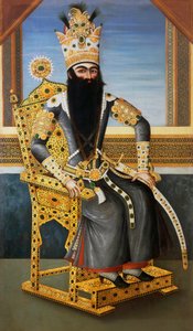 Portrait de Fath Ali Shah (1762-1834), vers 1805, roi de Perse de 1797 à 1834