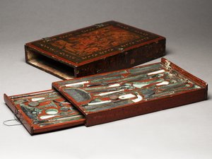 Trousse à outils représentant la Sainte Famille - Persian School