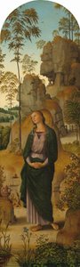 La Crucifixion avec la Vierge, Saint Jean, Saint Jérôme et Sainte Marie-Madeleine, vers 1482-1485