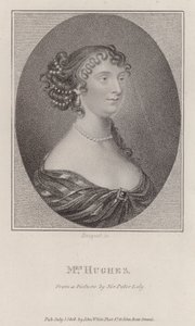 Margaret Hughes, actrice anglaise (gravure)