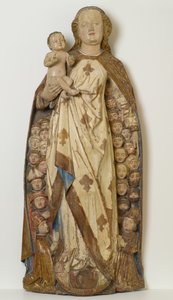 Madone et Enfant abritant des suppliants sous son manteau, vers 1471
