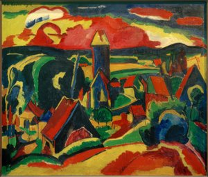 Dornberg (Vue du Mühlenberg sur Kirchdornberg)