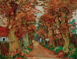 Allée de tilleuls - Peter August Böckstiegel