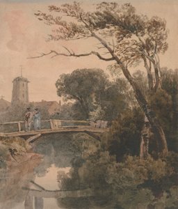 Le vieux pont - Peter DeWint