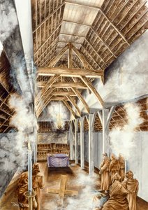 Prieuré de Lindisfarne, vers 652AD, vers 1990-2010 - Peter Dunn
