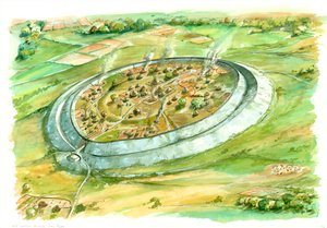 Old Sarum, Âge du fer - Peter Dunn