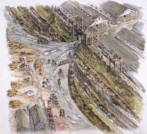 Fort romain de Ribchester, Lancashire, AD 60-70, 1996 - Peter Dunn