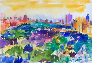 Central Park, New York, 2011 - Peter Graham (Contemporary)