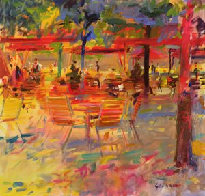 Déjeuner sur la terrasse