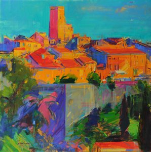Saint-Paul de Vence, Lumière Dorée - Peter Graham